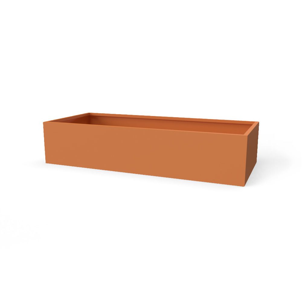 Jay Scotts Selenge Rectangular Fiberglass Planter Box - Size 56"L x 24"W x 12"H