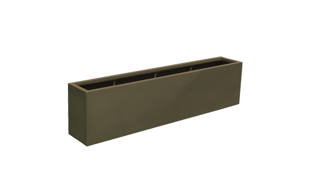 Jay Scotts Miami Rectangular Planter Box - 24" x 12" x 18"H